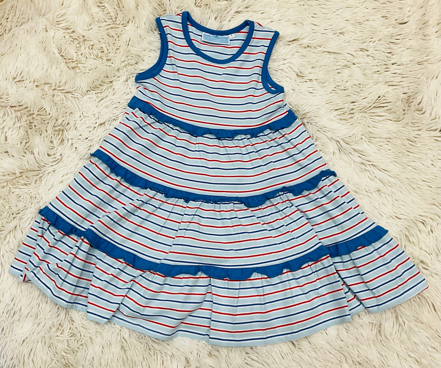 Tinsley Twirl Patriotic Strip Dress