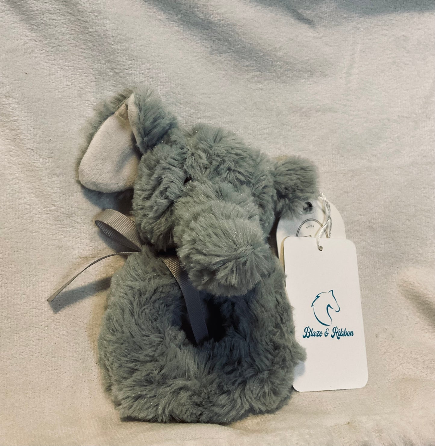 Elephant Plush Rattle Toy