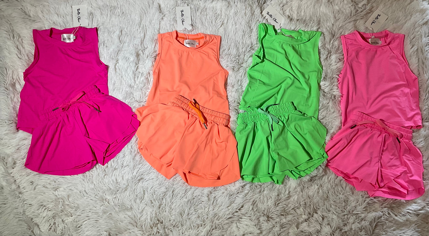 Hot Pink High Low Tank
