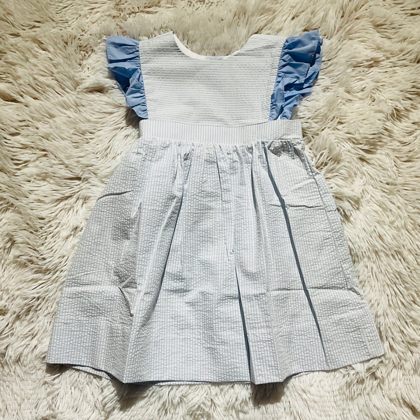 Light Blue Stripes Cynthia Dress