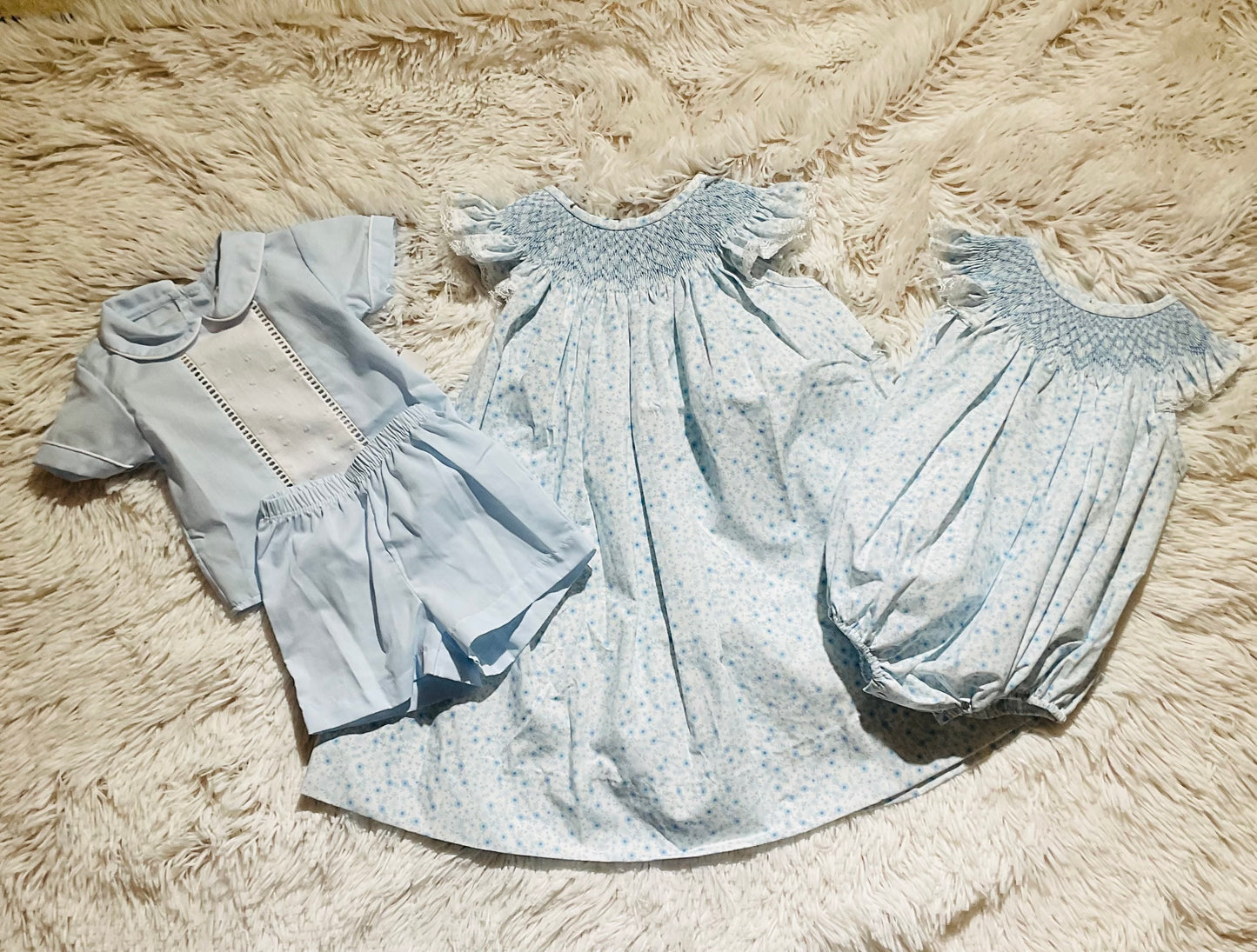 Blue Flower Meadow Aurora Dress