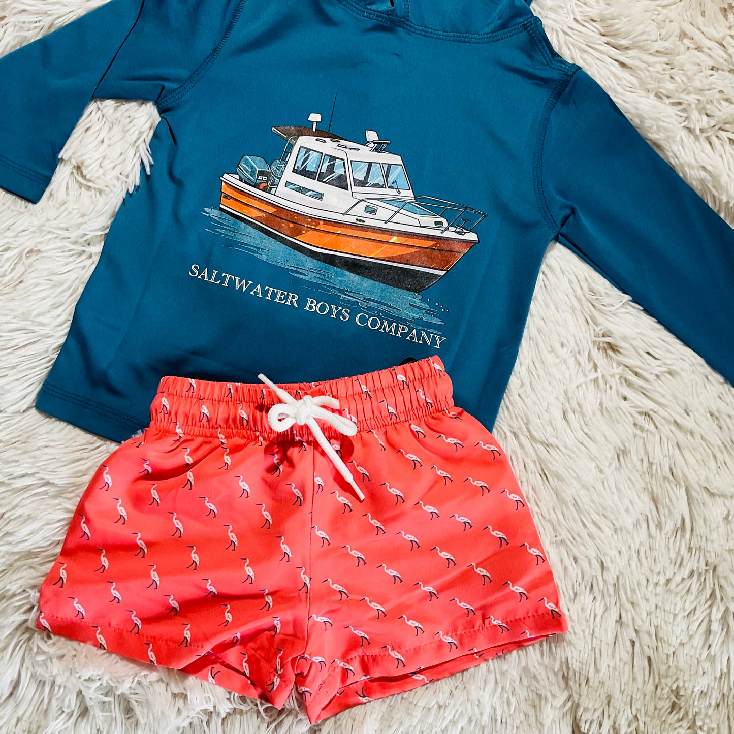 Orange Boat Performance Hoodie