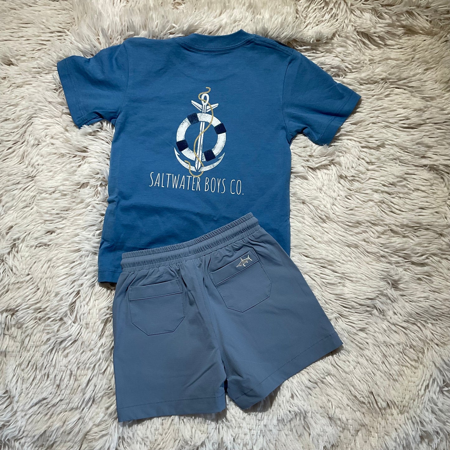 Light Blue Topsail Performance Short