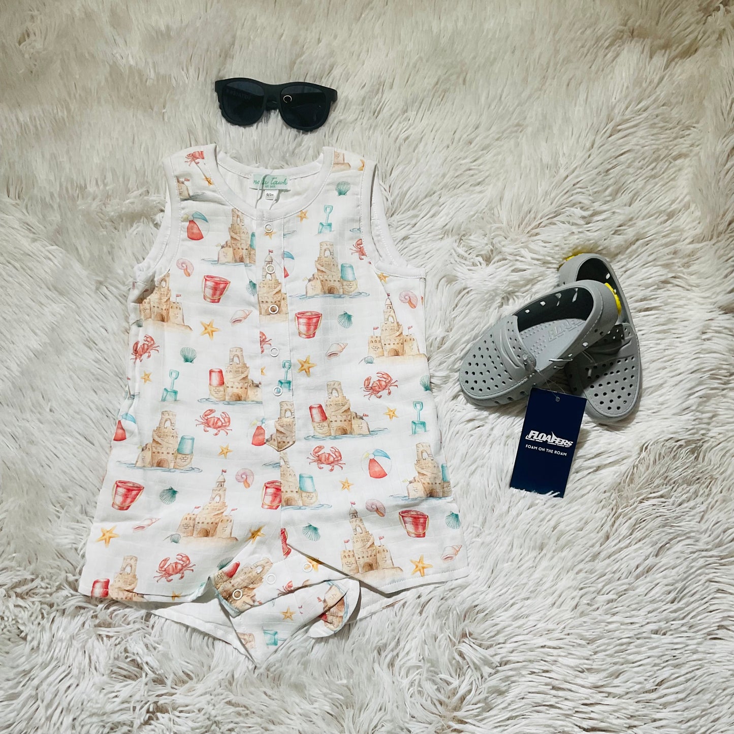 Sandcastle Kingdom Organic Muslin Shortall