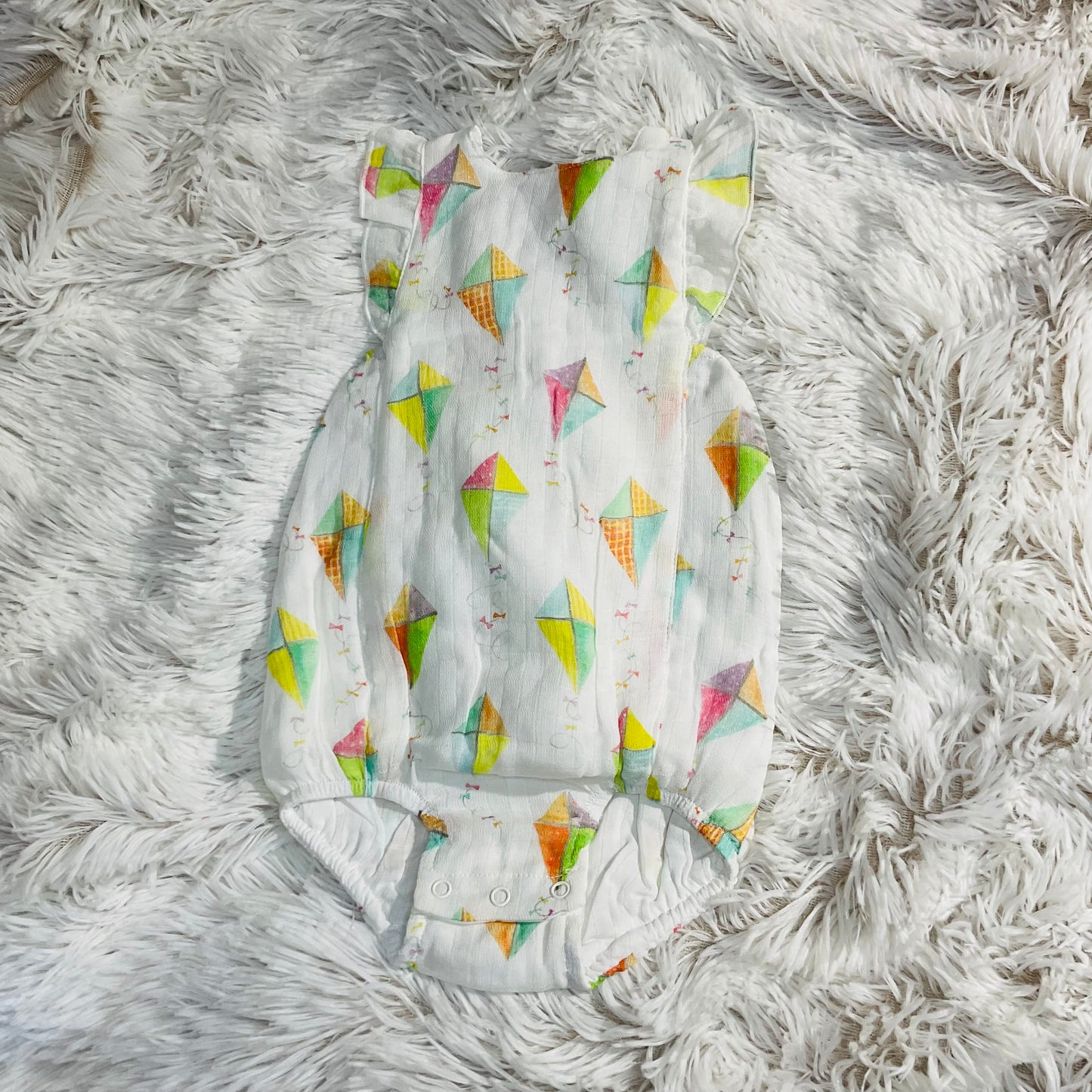 Reach for the Sky Organic Muslin Sunsuit