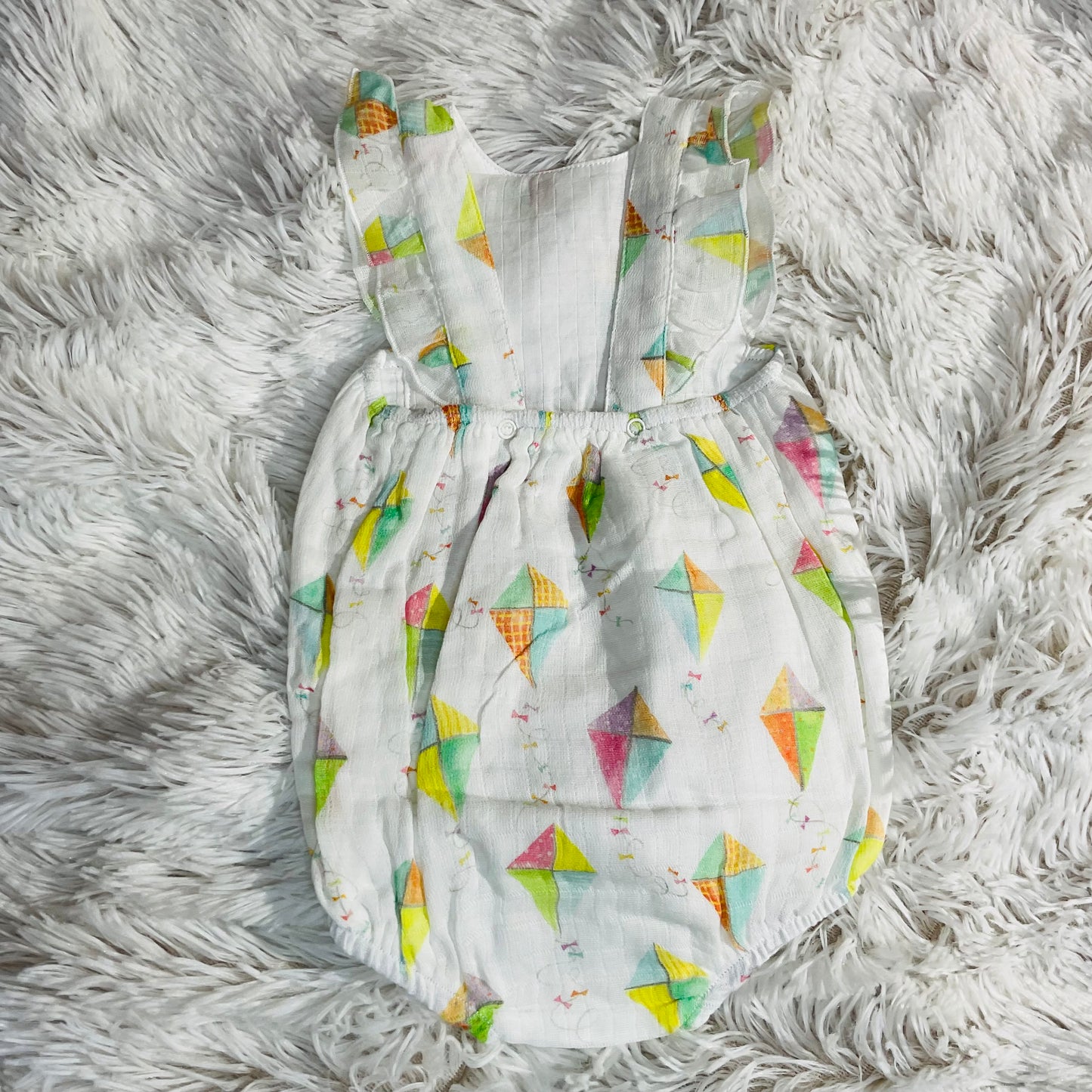 Reach for the Sky Organic Muslin Sunsuit