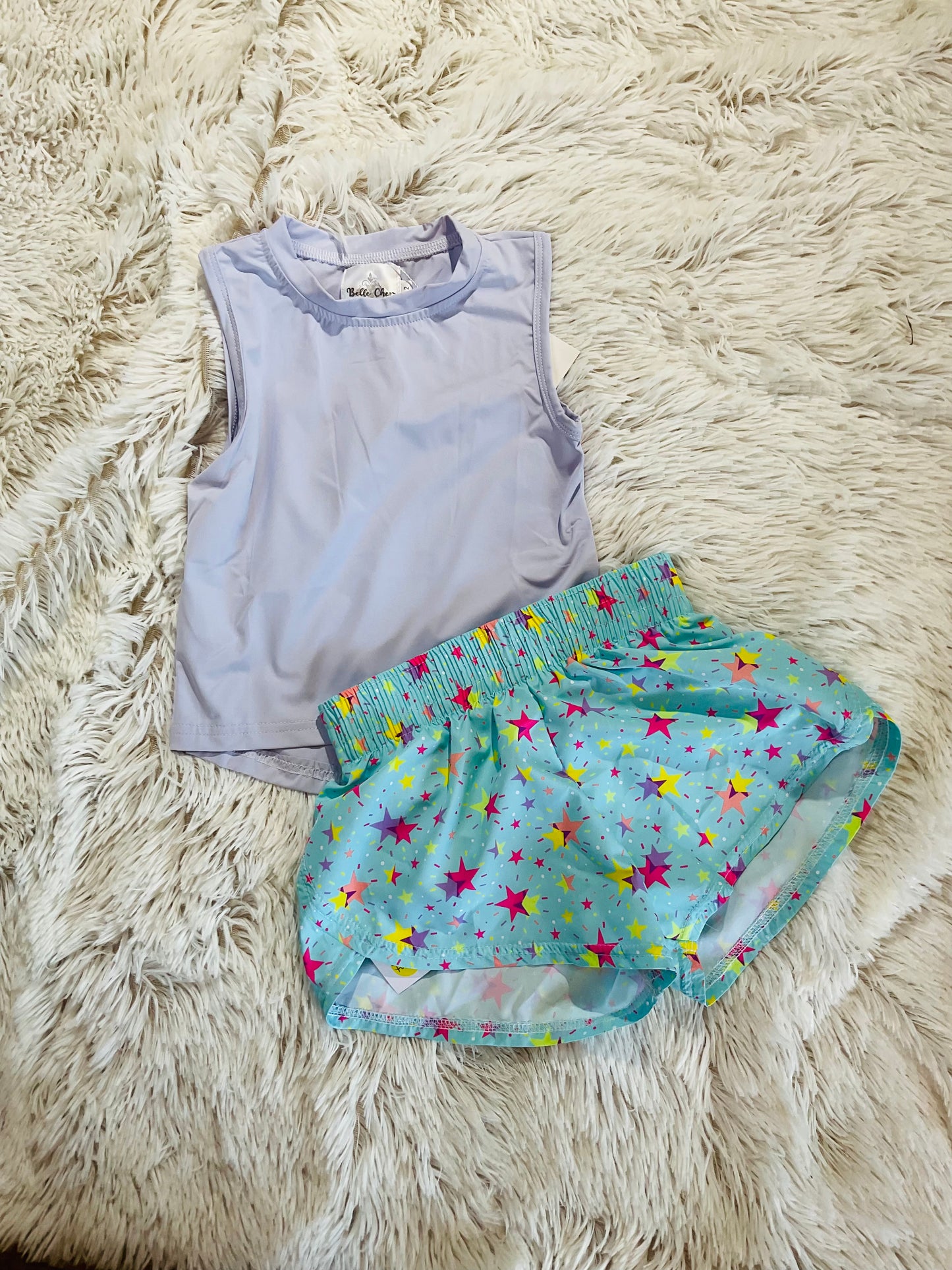Lavender High Low Tank