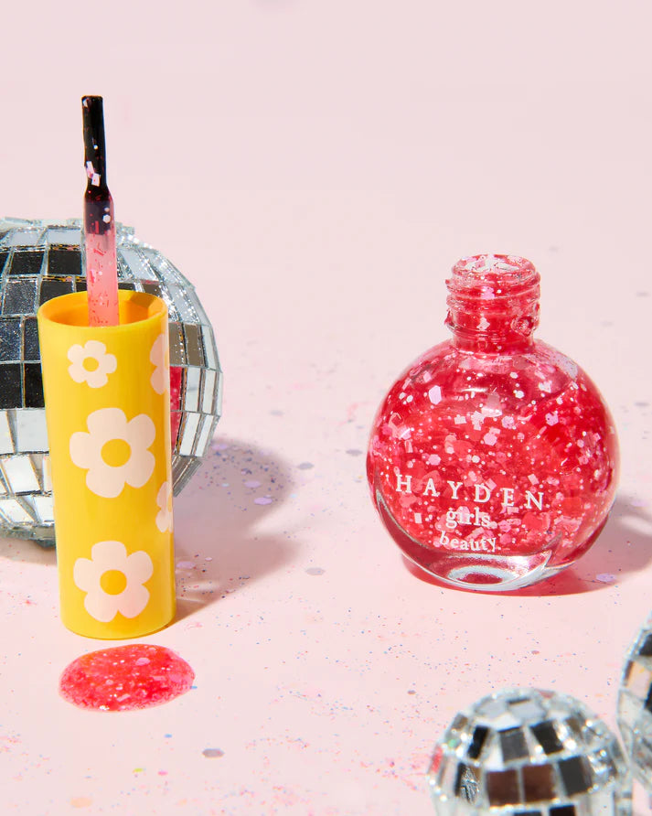 Rose Confetti Nail Polish