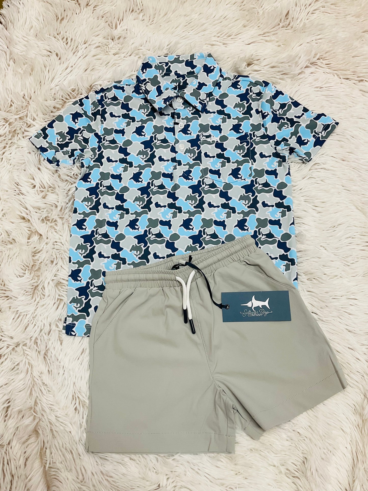 Grey Topsail Performance Short