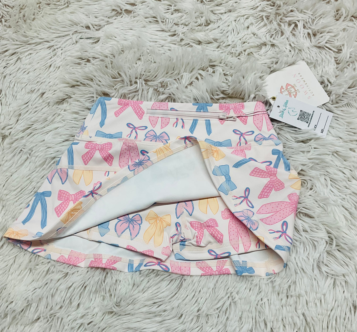 Spring Bows Tennis Skirt
