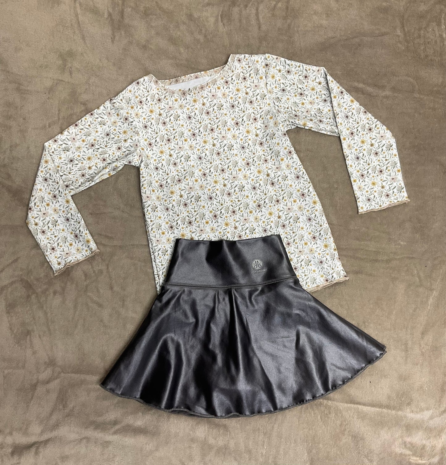 Gunmetal Grey Tennis Skort