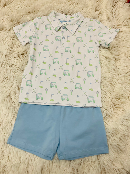 Caddy Club Polo Short Set