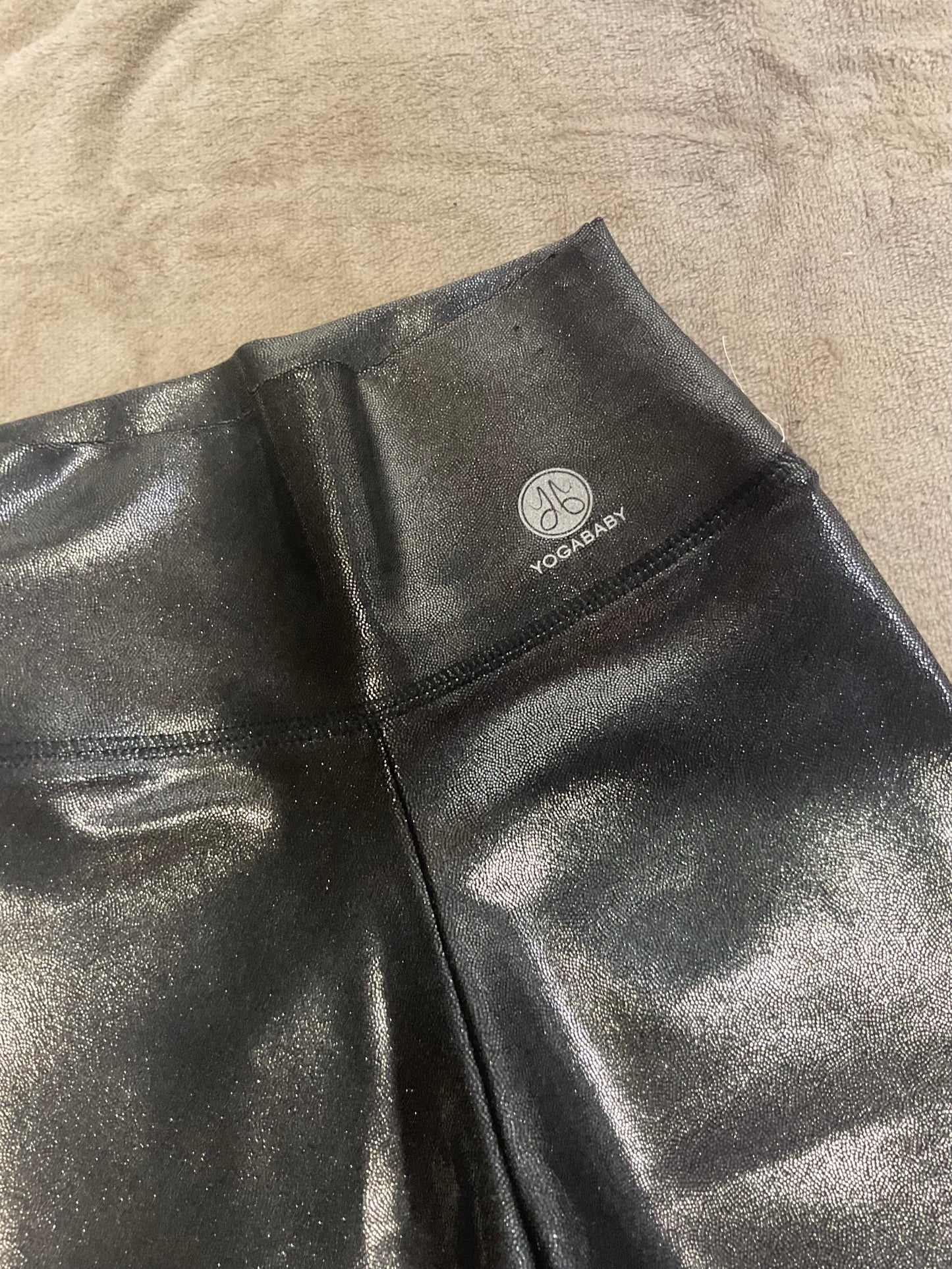 Shine Black Leggings