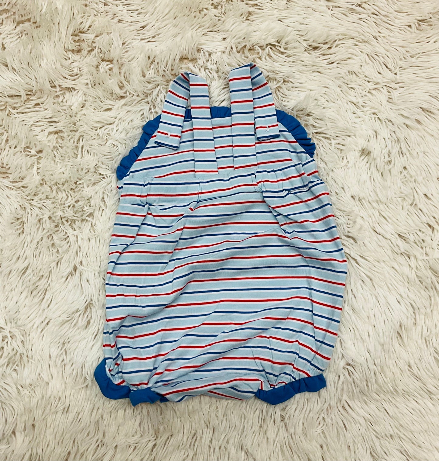 Play Ball Ruffle Sunsuit