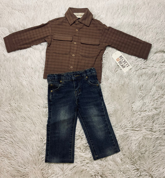 Brown Theo Shirt