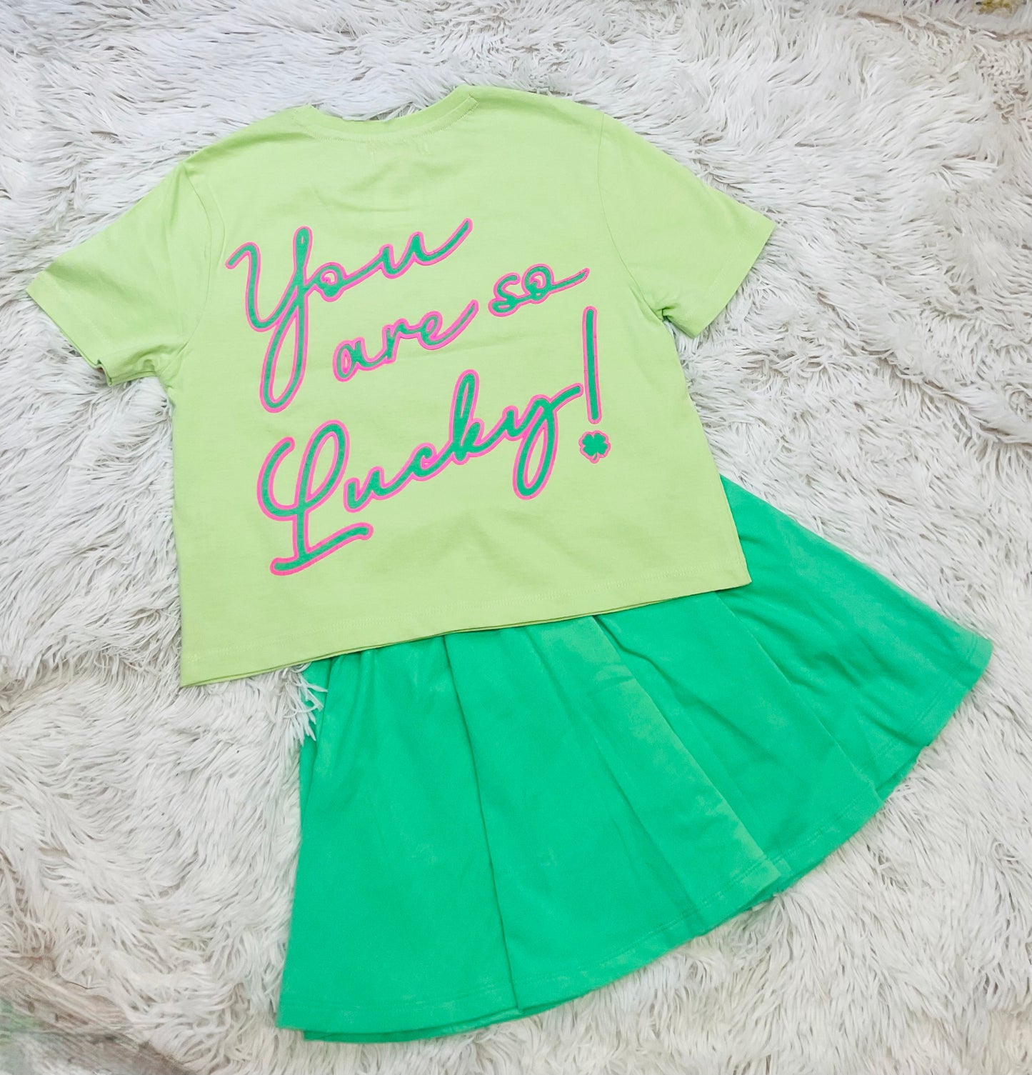 Shamrock Smiley Graphic Tee