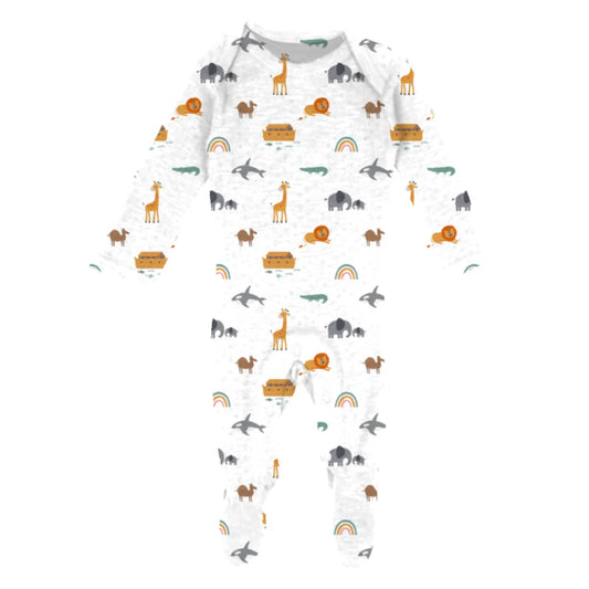 Noah's Ark Bamboo Onesie