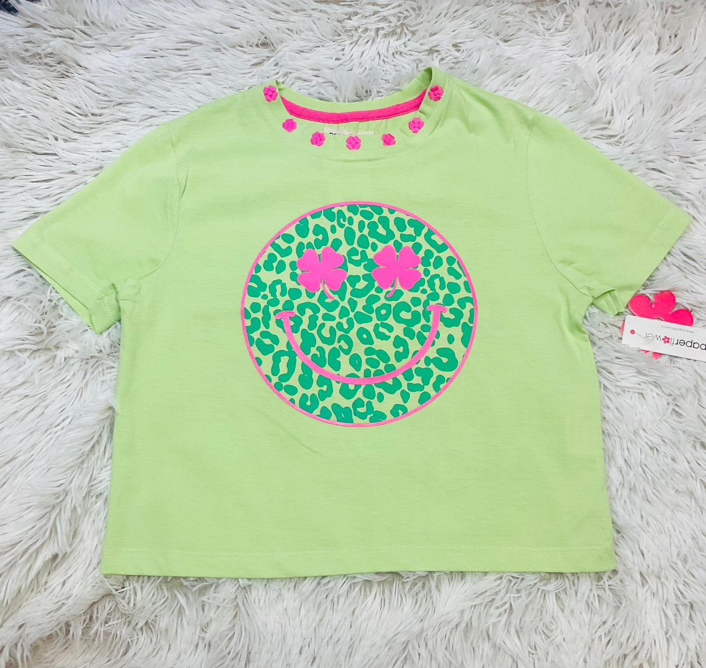 Shamrock Smiley Graphic Tee