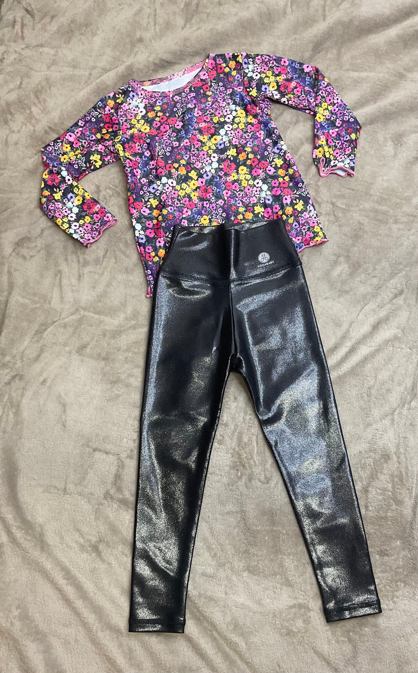Shine Black Leggings
