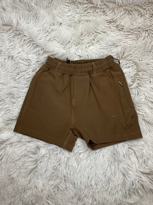 Brown FB Shorts