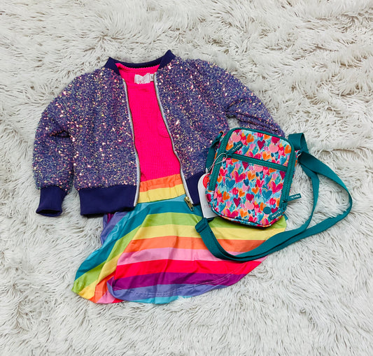Purple Sequin Jacket