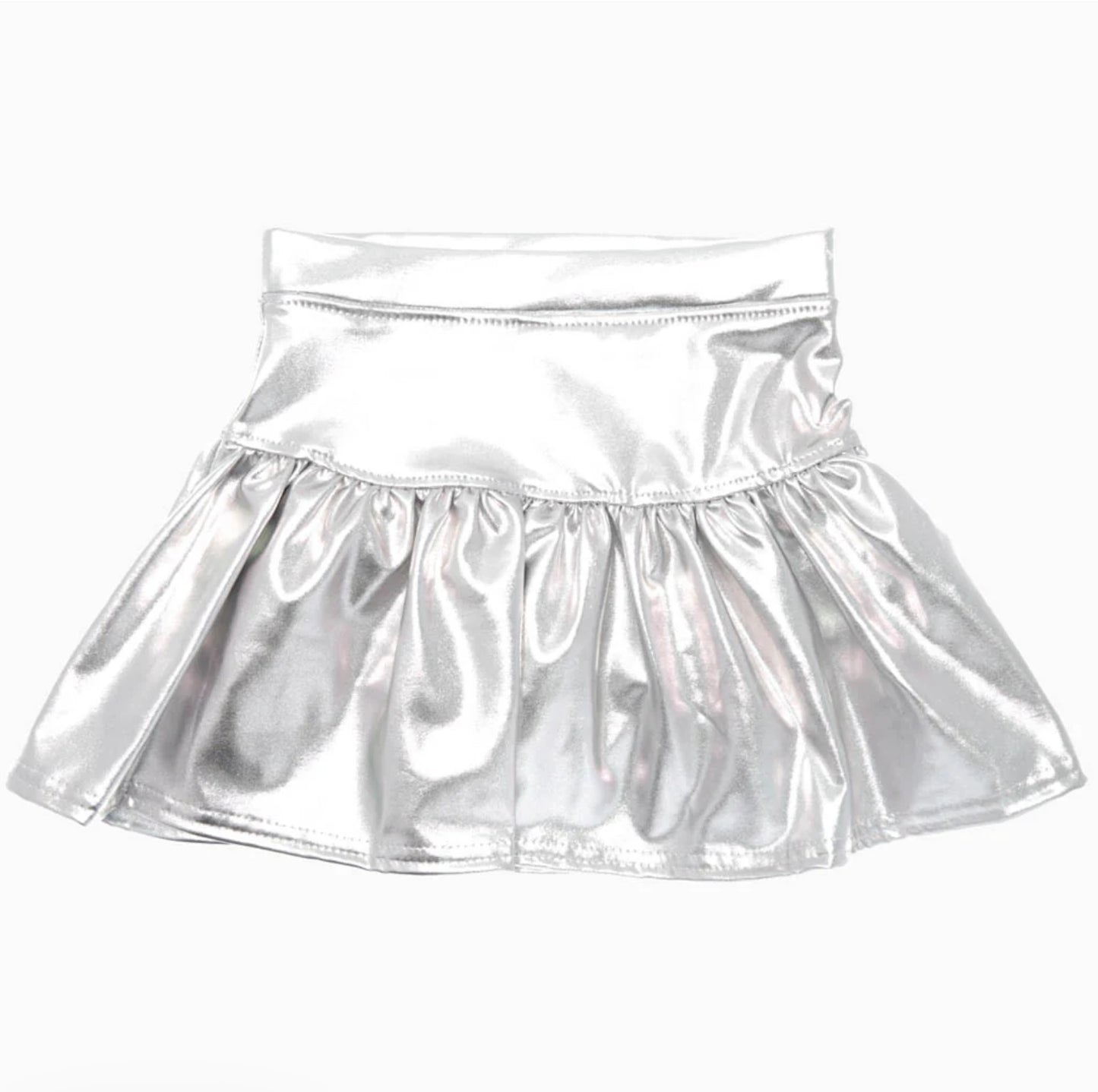 Silver Shimmer Skort