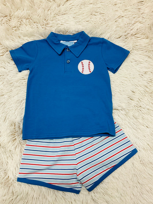 Play Ball Polo Short Set
