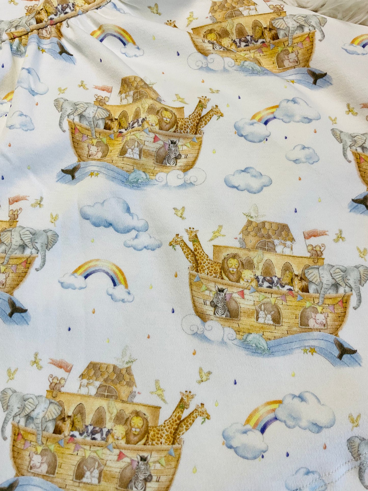 All Aboard Noah's Ark Organic Cotton Gown