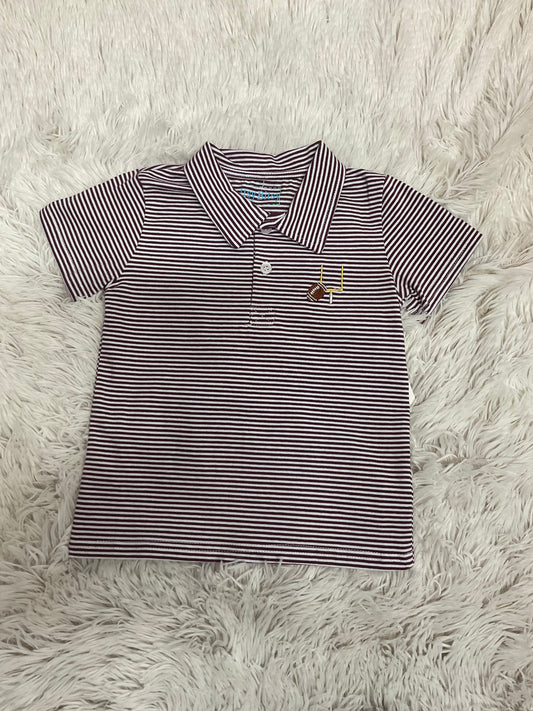 Maroon Game Day Polo