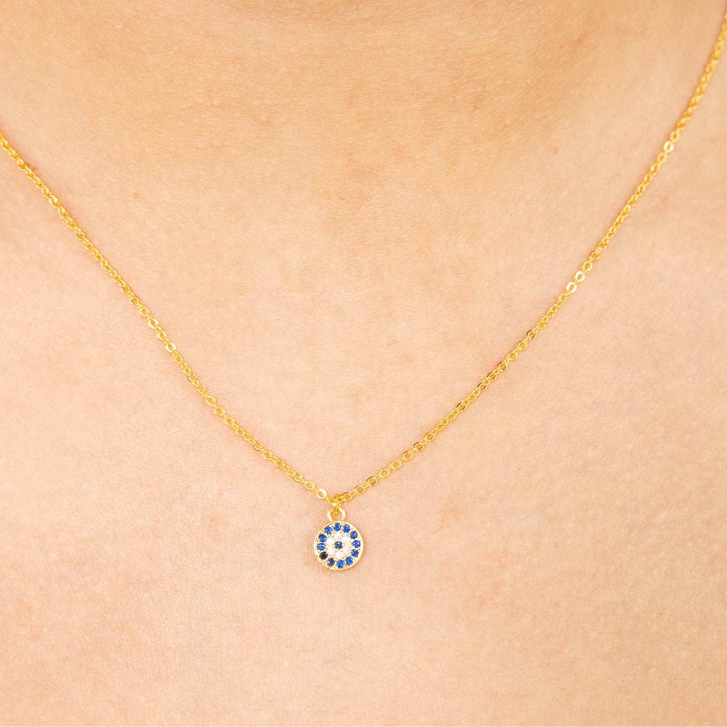 Luna Gold-plated Charm Necklace