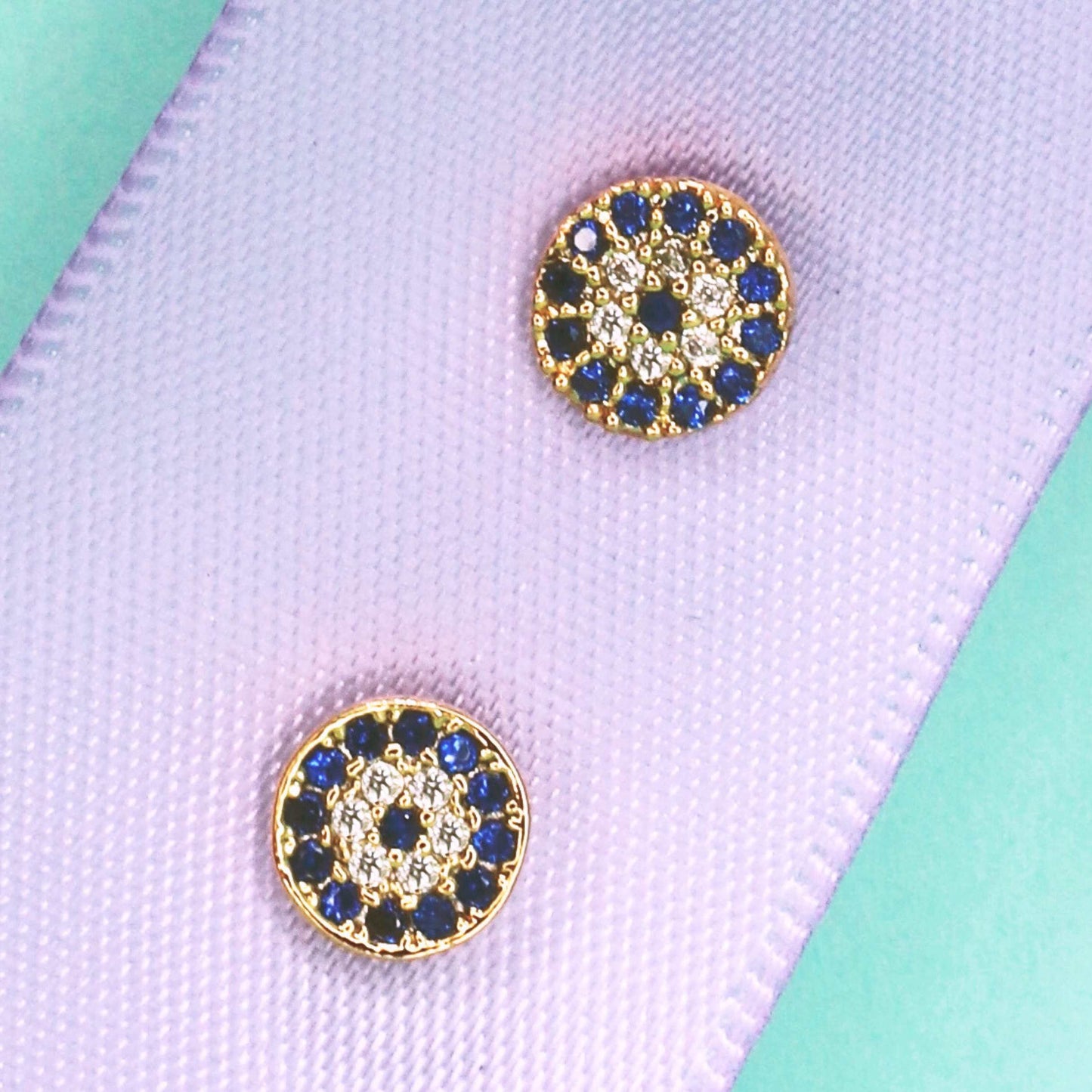 Luna Gold-plated Stud Earrings