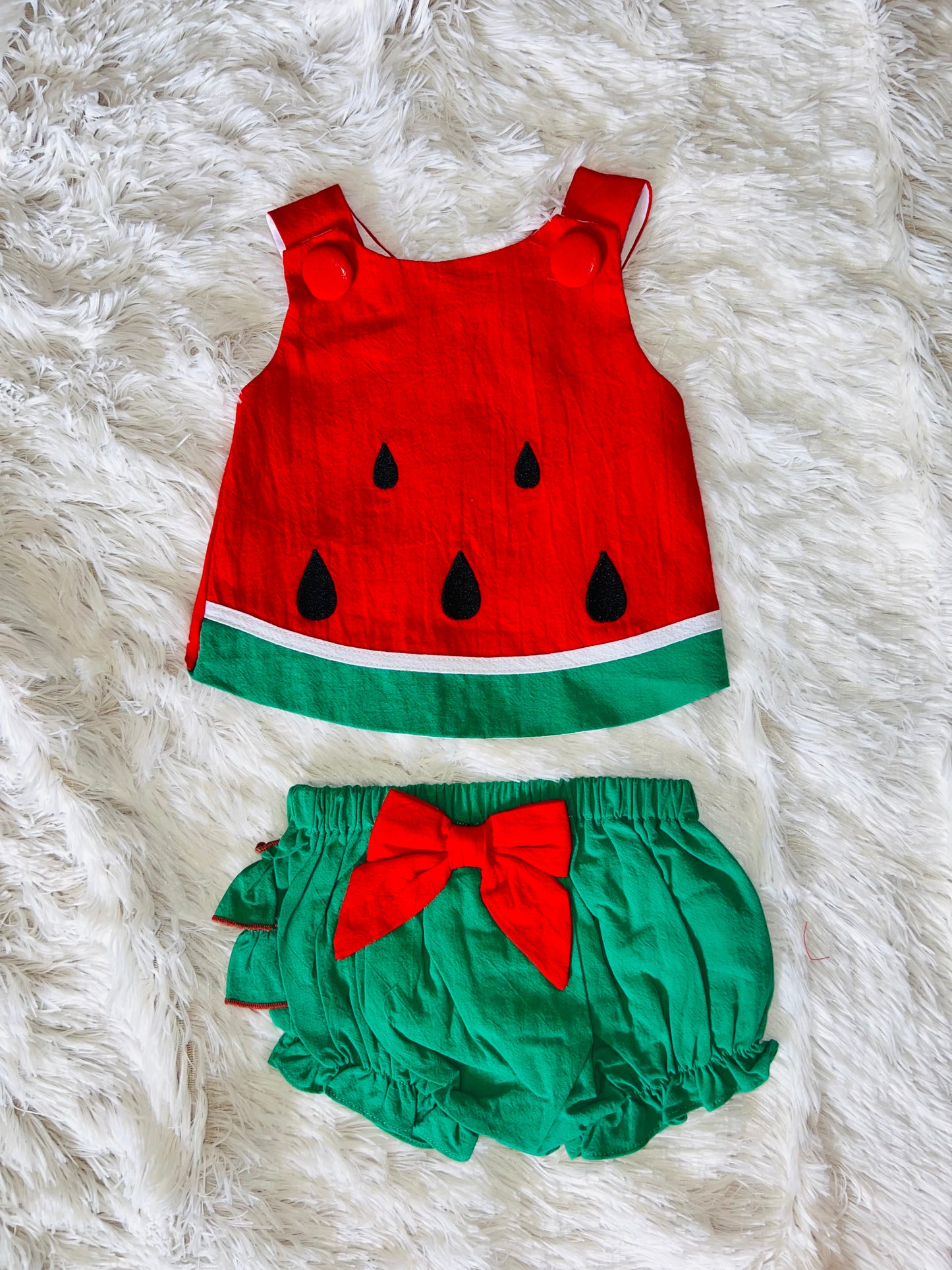 Watermelon Top & Bloomers