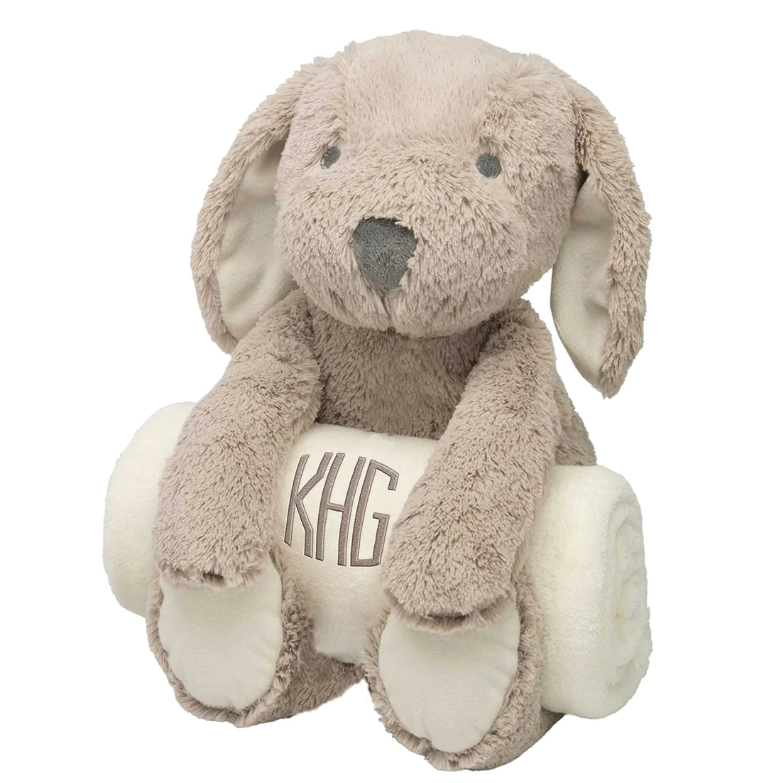 PUPPY BEDTIME HUGGIE PLUSH TOY & FLEECE BLANKET