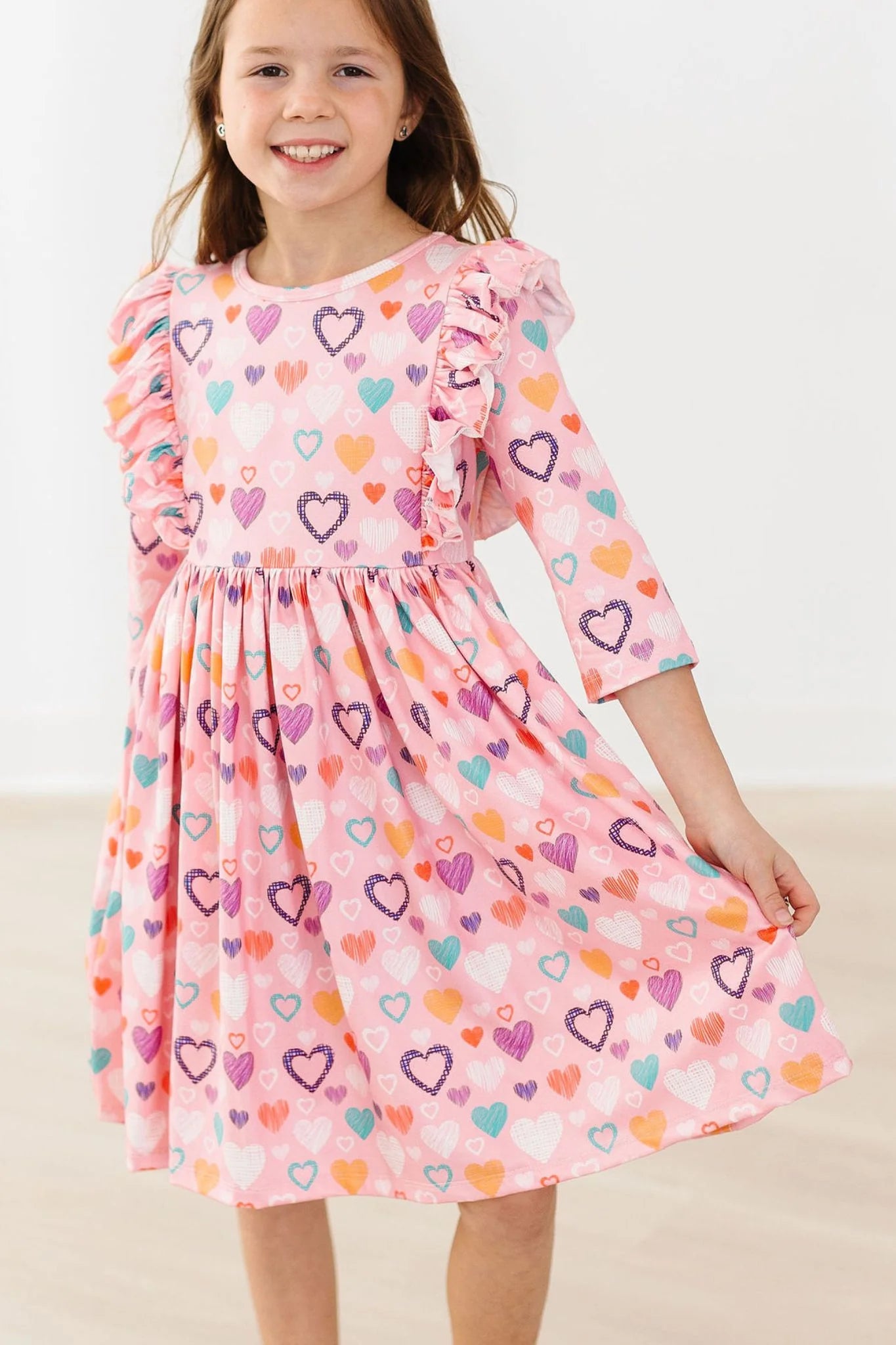 Love Bug Ruffle Twirl Dress