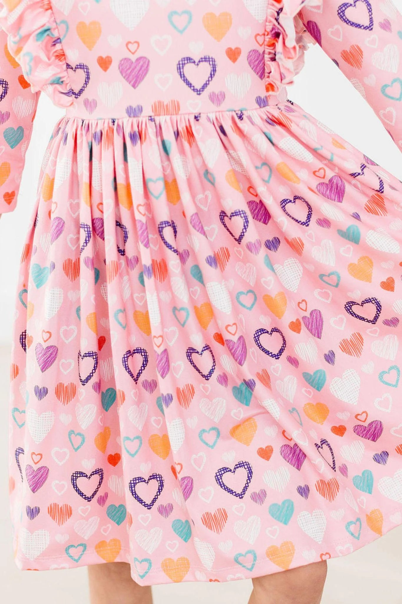 Love Bug Ruffle Twirl Dress