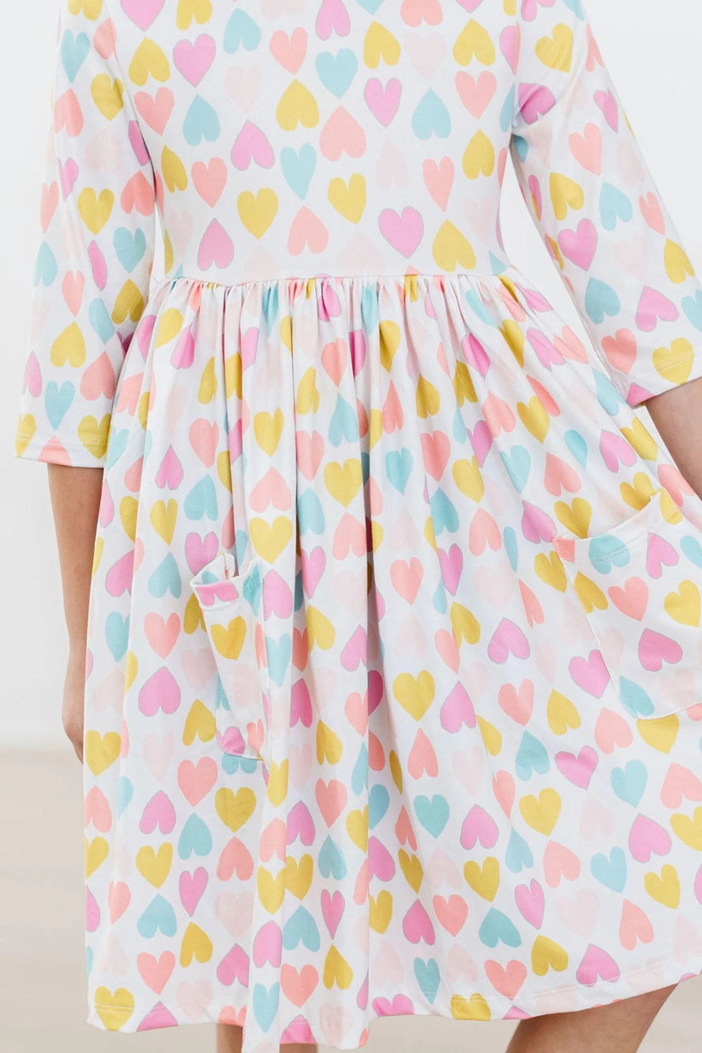 Sweetheart Pocket Twirl Dress