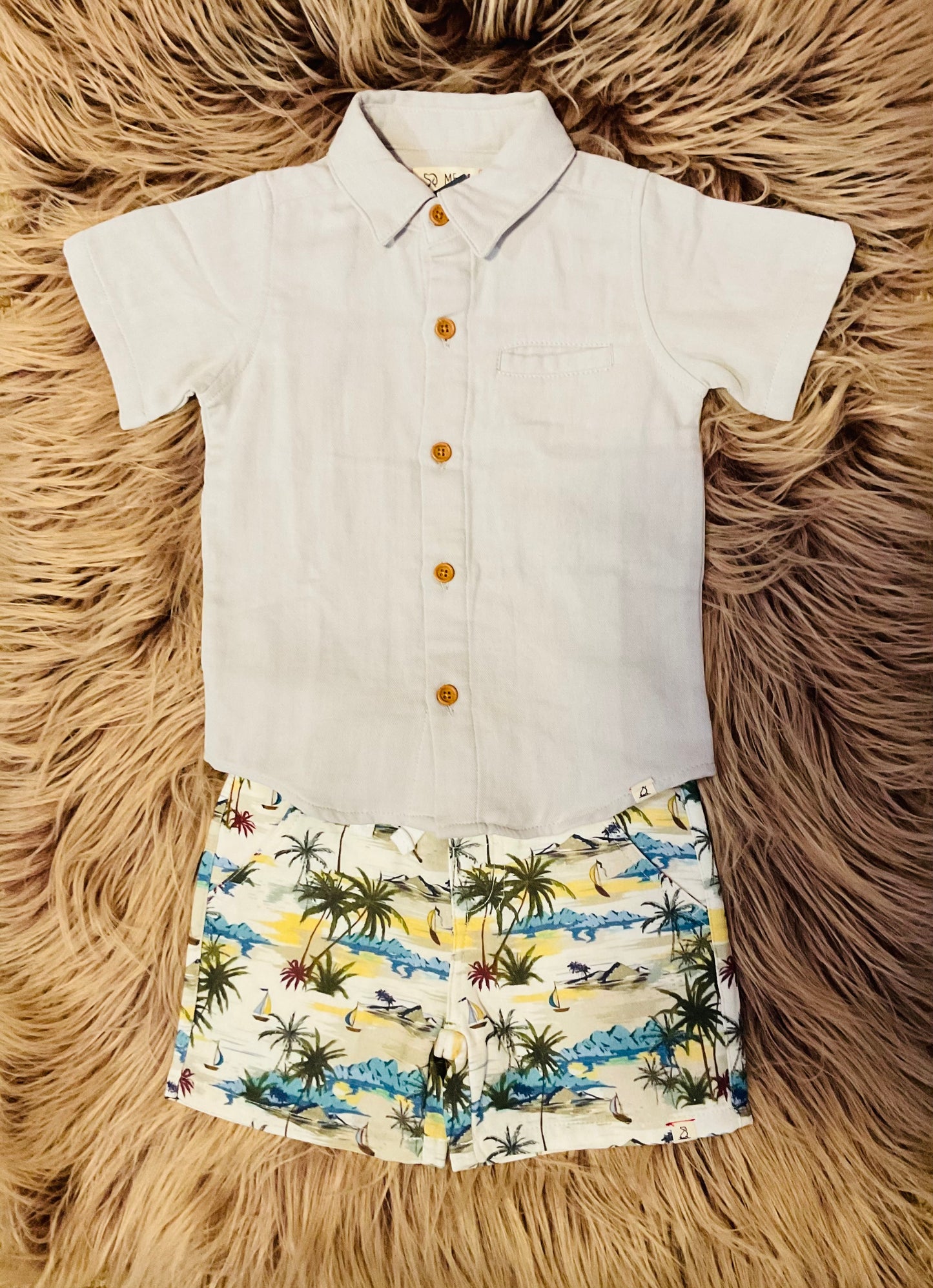 Hawaiian Woven Short