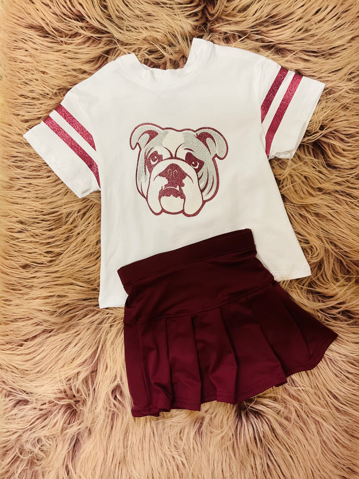 Maroon Tennis Skirt