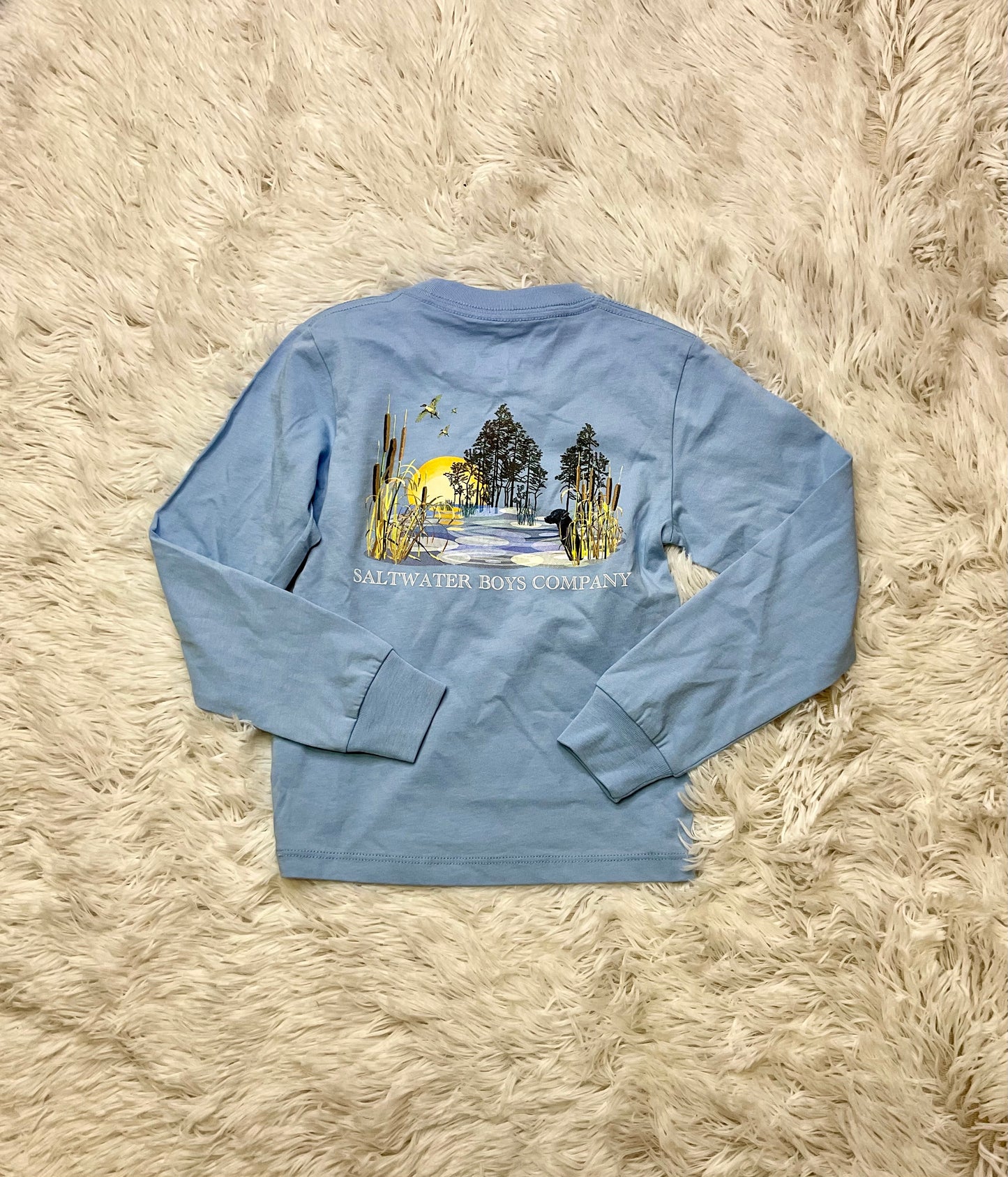 Marsh Scene LS Graphic Tee