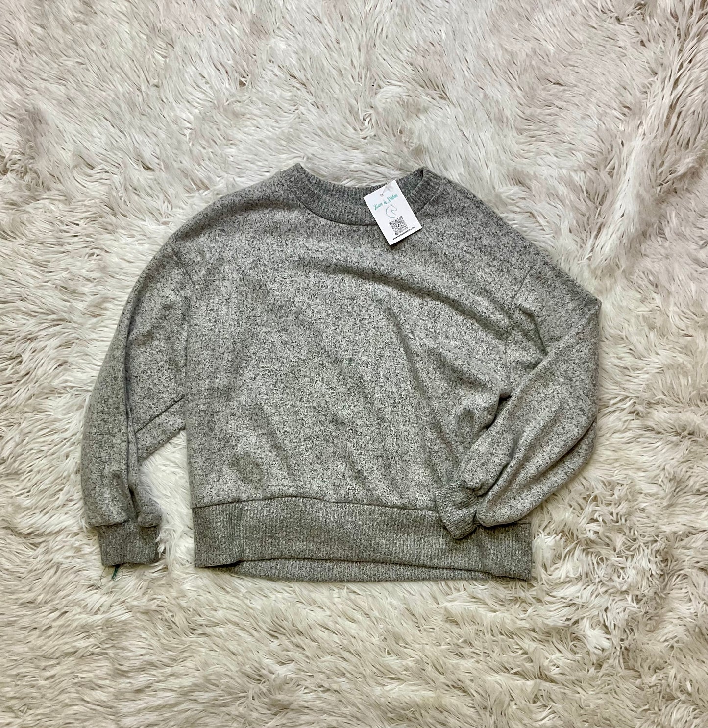 Brushed Knit Sweatshirt