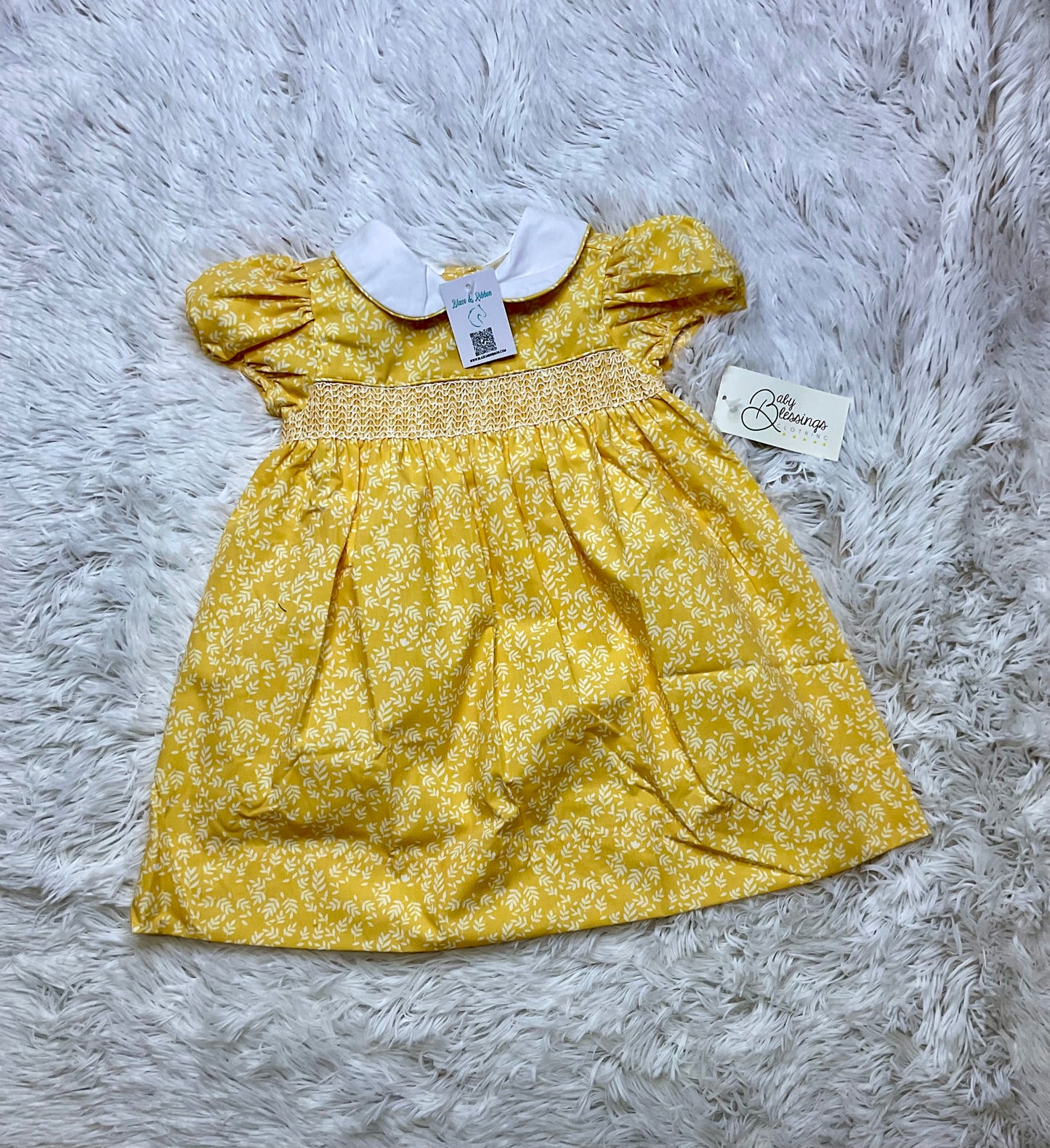 Yellow Petal Blooms Anna Dress