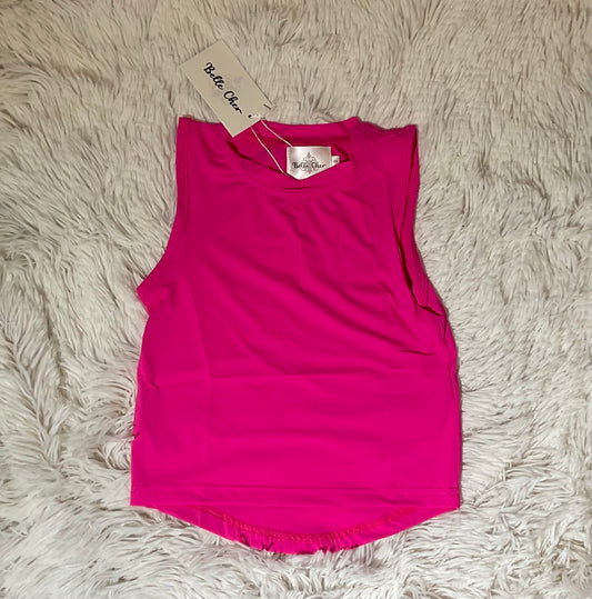 Hot Pink High Low Tank