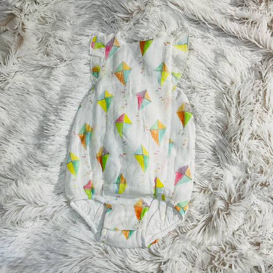 Reach for the Sky Organic Muslin Sunsuit