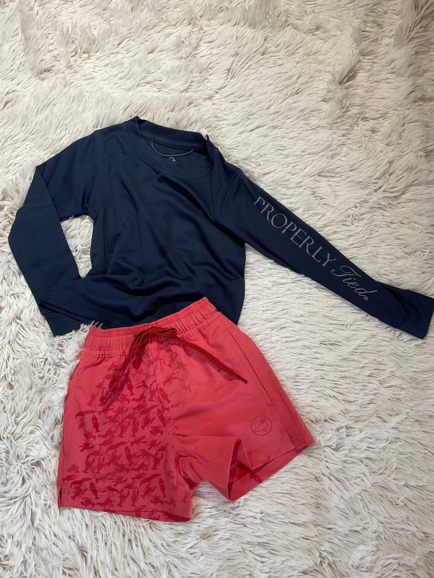 Crawfish Boil Splash Swim Trunks