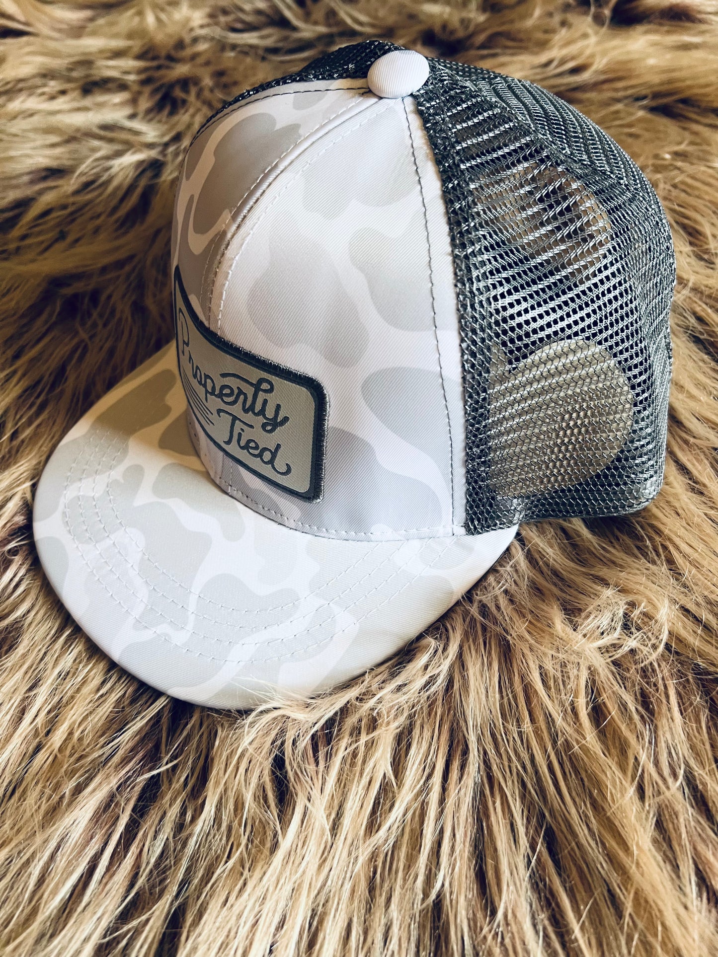 Sportsman Trucker Hat Polar Camo