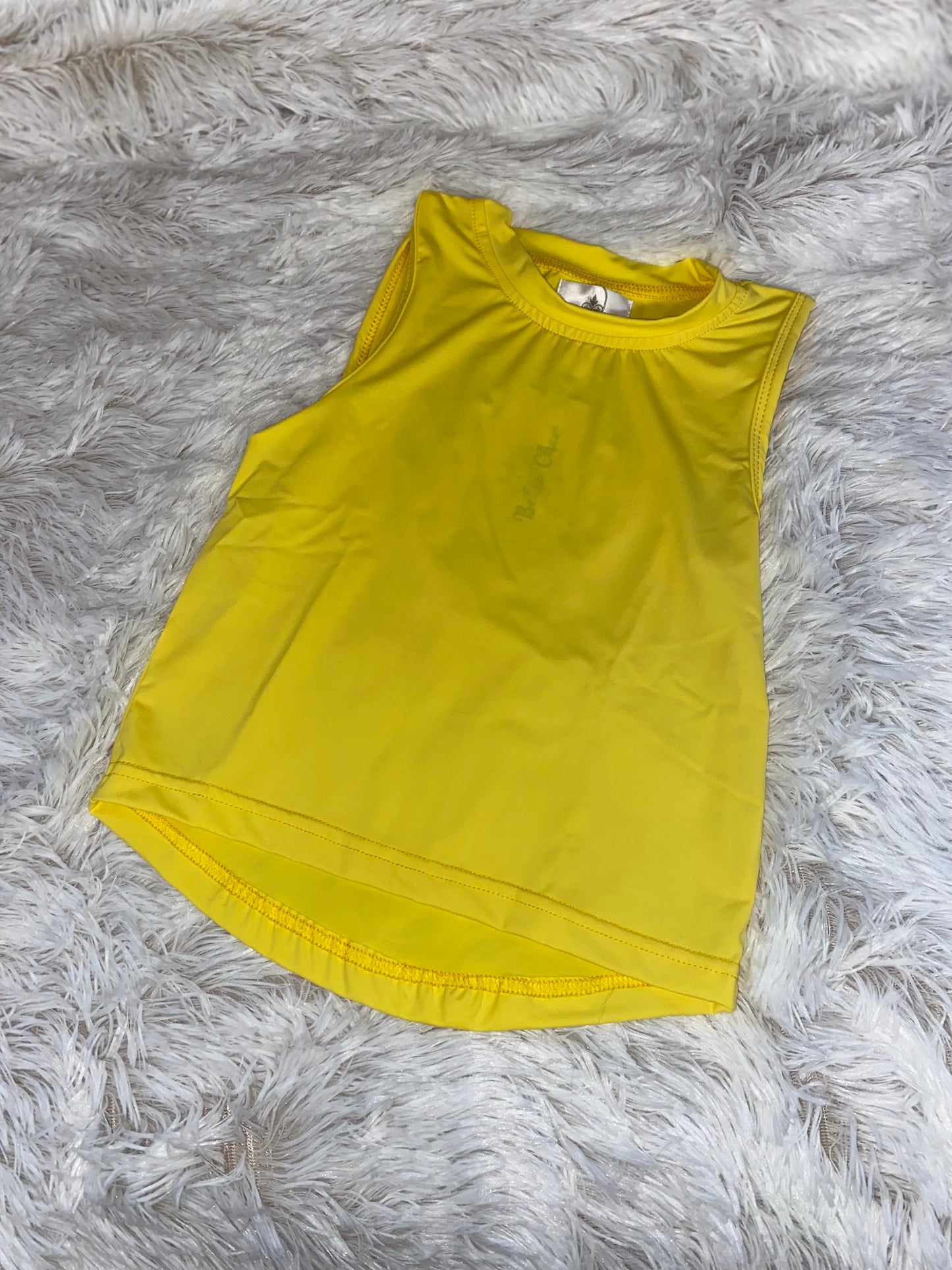 Yellow High Low tank