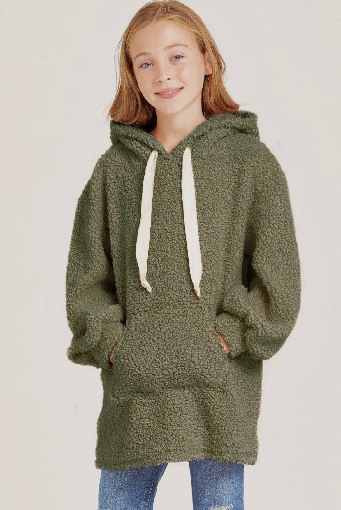 Kangaroo Pocket Tunic Hoodie Sweater