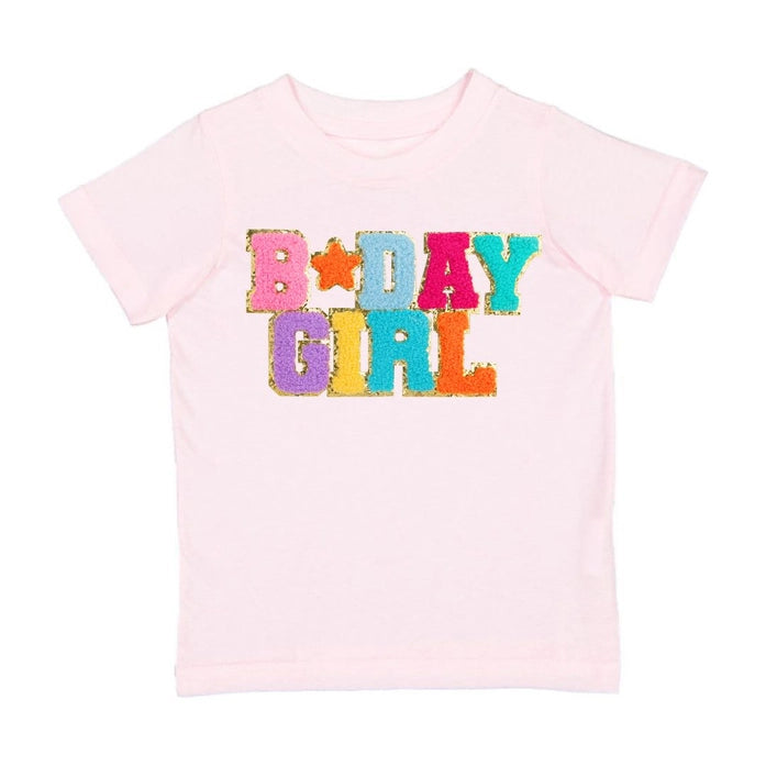 Birthday Girl Patch Short Sleeve Tee