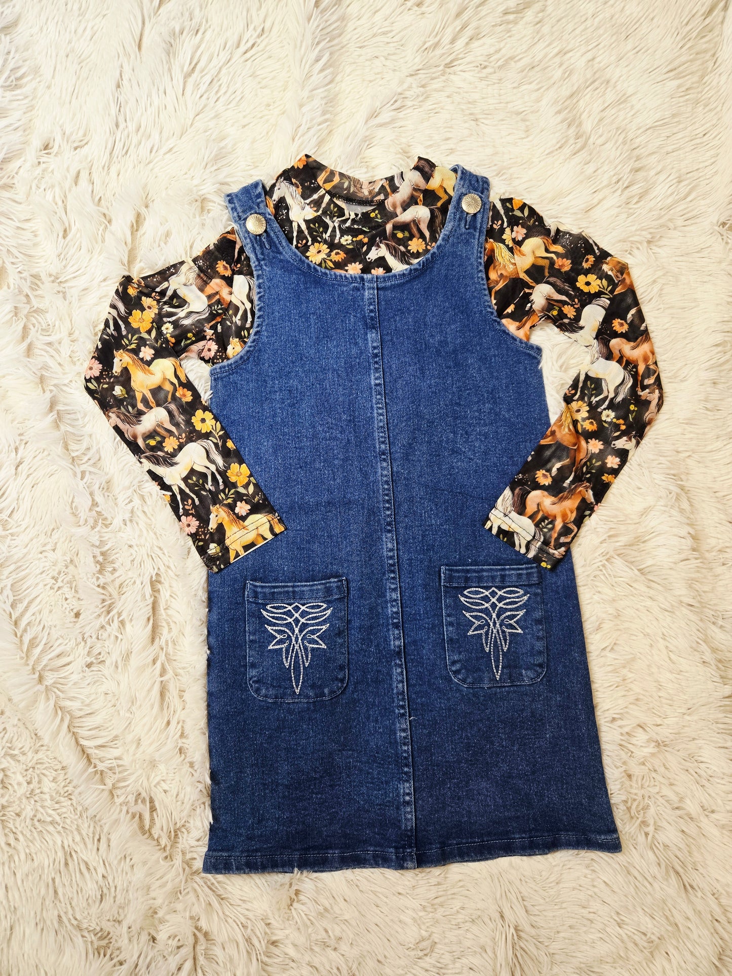 Demin Boot Stitch Dress