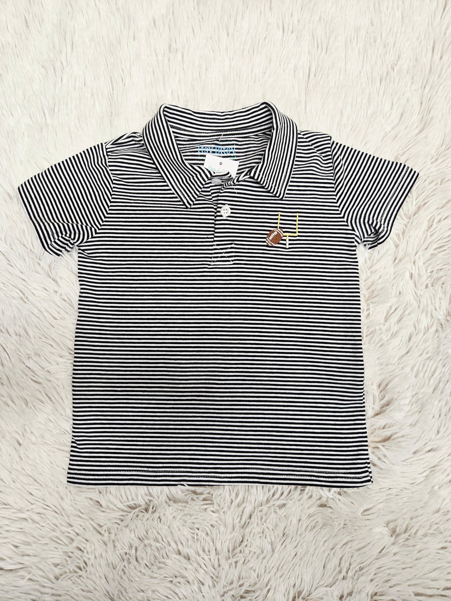Black Game Day Polo